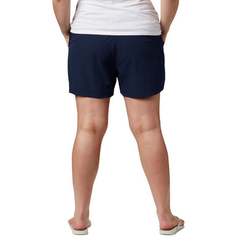 Women's Columbia PFG Coral Point III Shorts Navy | Plus Size CA-RL586
